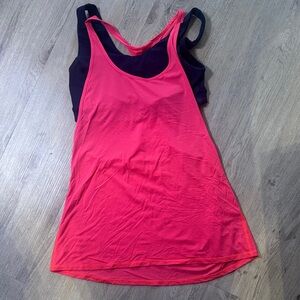 Lululemon Pink and navyTank Top 6